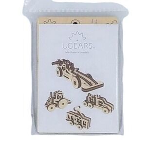 Ugears Mechanical Models Wooden Vehicle Set